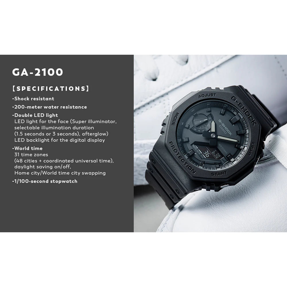 G-Shock GA2100-1A1 - Blackout