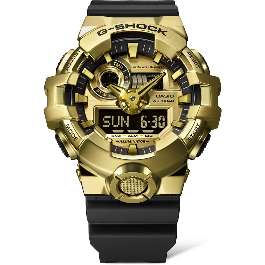 G-Shock GM700G-9A - G-Steel Black & Gold